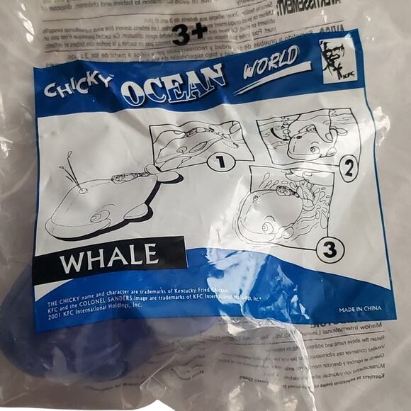 2001 KFC Chicky Ocean World Whale New in Package - Picture 1 of 2